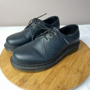 Dr. Martens Mens' AirWair Navy Blue Leather Oxford Shoes size 6
